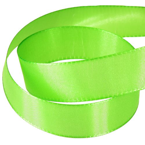 Product Gift and decoration ribbon light green 25mm 50m