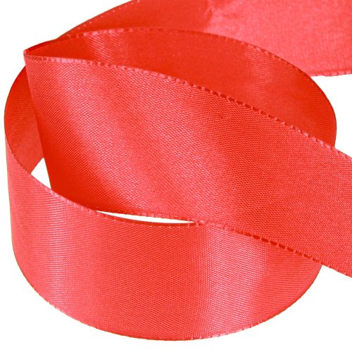 Product Gift ribbon and decorative ribbon polyester ribbon red 40mm 50m