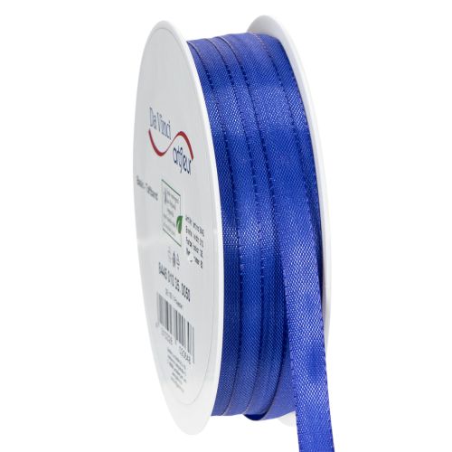 Floristik24 Gift and decorative ribbon, taffeta ribbon, 10mm x 50m, dark blue