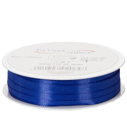 Product Gift and decorative ribbon, taffeta ribbon, 10mm x 50m, dark blue