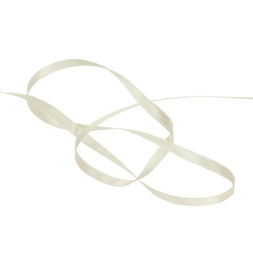 Product Gift ribbon narrow decorative ribbon cream satin ribbon 3mm × 50m