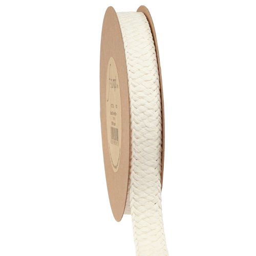 Gift Ribbon Cream Braided Paper Ribbon 20mm 10m