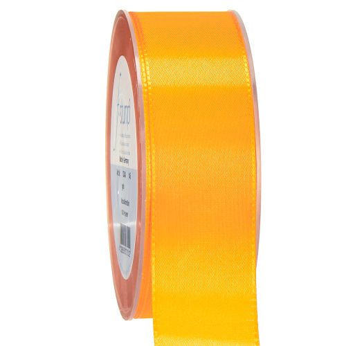 Gift ribbon decoration ribbon orange silk ribbon 40mm 50m