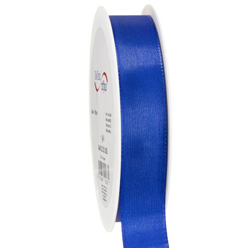 Gift ribbon, decorative ribbon, taffeta ribbon, dark blue, 25mm × 50m