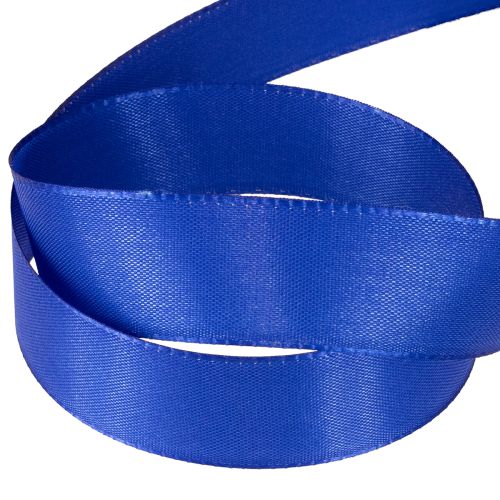 Product Gift ribbon, decorative ribbon, taffeta ribbon, dark blue, 25mm × 50m
