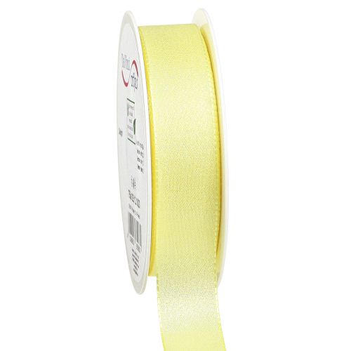 Gift Ribbon Yellow Glitter Decorative Ribbon Glittery 25mm 20m
