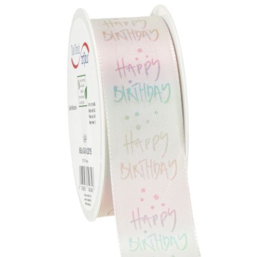 Product Gift ribbon Happy Birthday birthday decoration 40mm 15m
