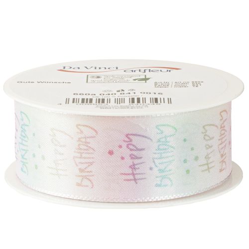 Product Gift ribbon Happy Birthday birthday decoration 40mm 15m