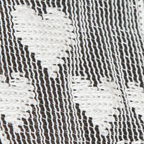 Product Gift Ribbon Hearts Mesh Ribbon White Glitter 40mm 10m