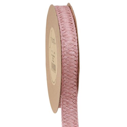 Gift Ribbon Paper Old Pink Paper Ribbon Braided 20mm 10m