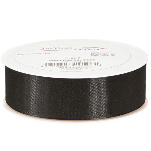 Product Gift ribbon black mourning ribbon decorative ribbon 40mm 50m