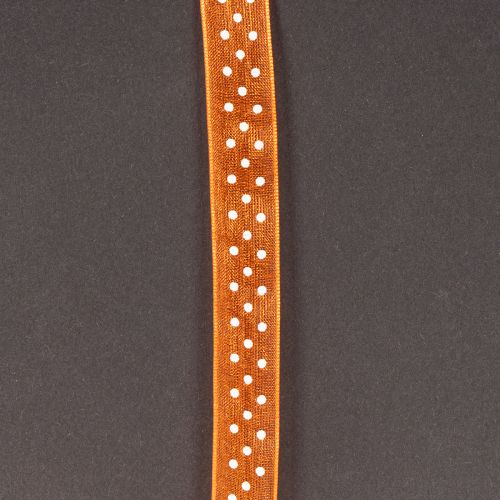 Product Gift ribbon with polka dots for elegant gift wrapping, 1.5cm wide, 20m long