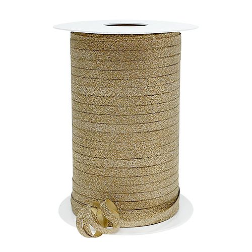 Floristik24.ie Gift ribbon with mica gold 5mm 150m