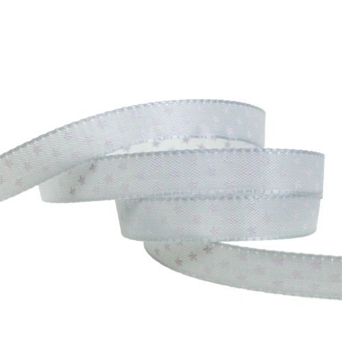 Floristik24 Gift ribbon gray 10mm 25m