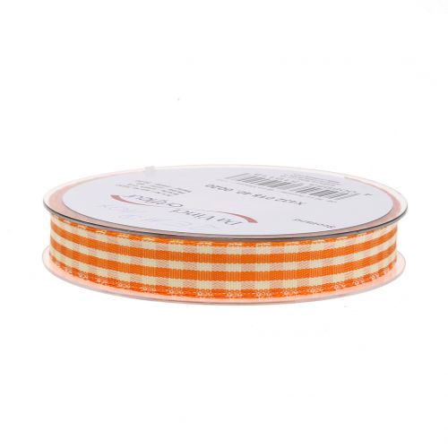 Product Gift ribbon diamonds orange 15mm 20m