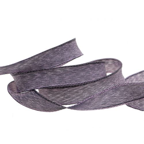 Product Decorative ribbon purple 15mm 20m