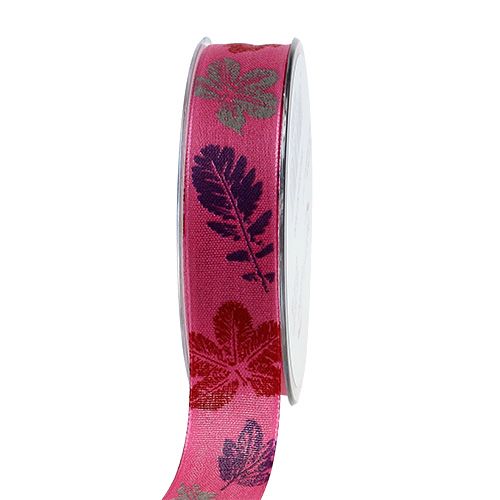 Floristik24 Gift ribbon with pattern Erika 25mm 20m