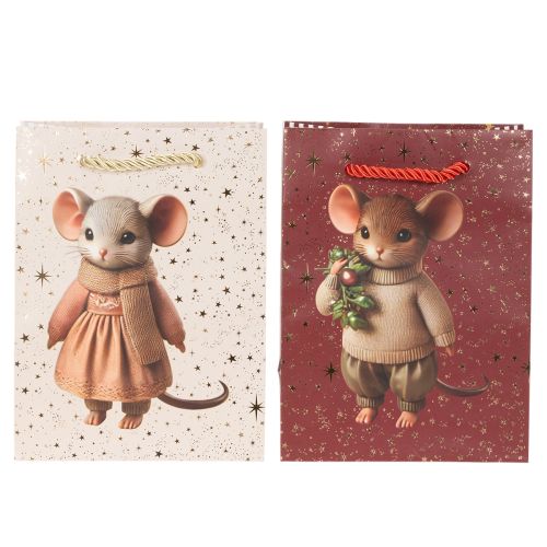 Christmas gift bag with mouse