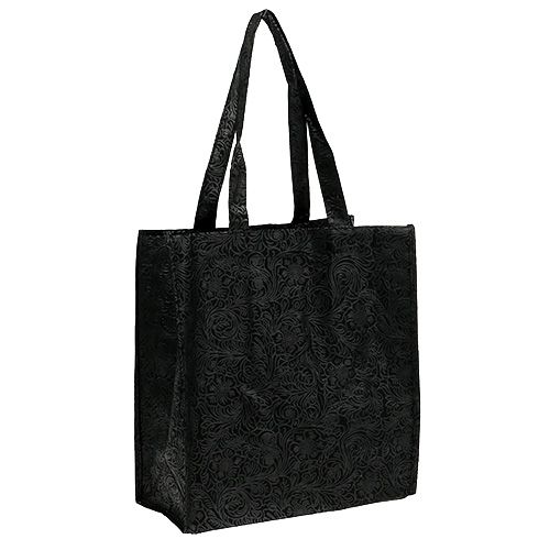 Floristik24 Gift bag black 30cm x 33cm 1p