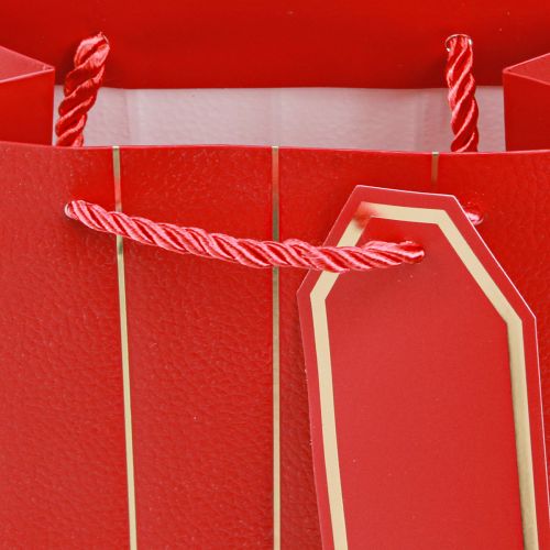 Product Gift Bag Christmas Bag Red Gold 18×10×23cm 1 pc