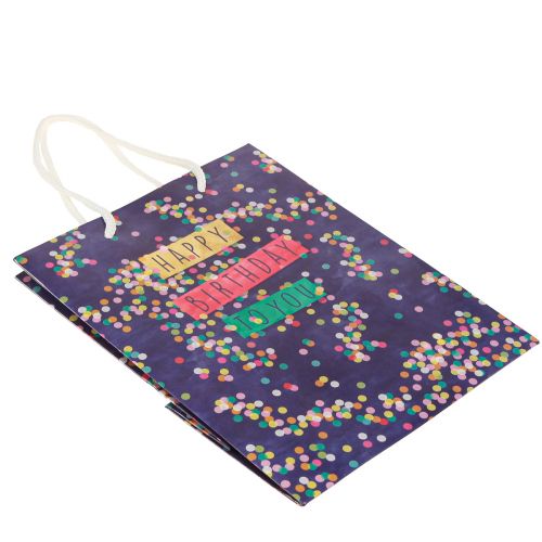 Product Gift bag birthday “Happy Birthday” paper 18×10×23cm 2pcs