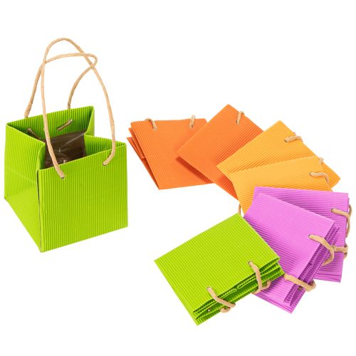Product Gift bag, paper bag with handles, colorful packaging, 10.5cm, 8 pieces