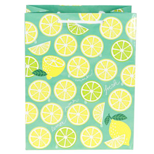 Product Gift bag Lemons Paper bag with handles 18×10×23cm 2pcs