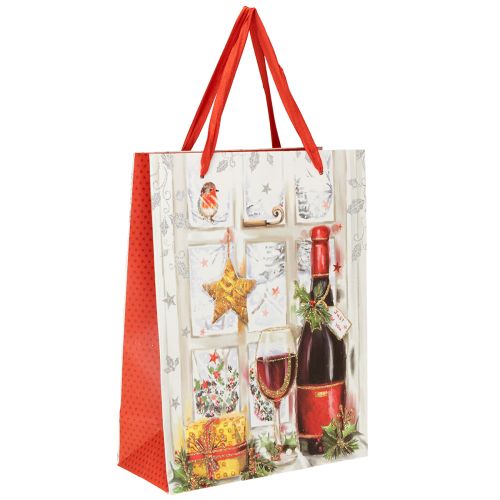 Floristik24 Christmas gift bag 8cm x 18cm H24cm set of 2