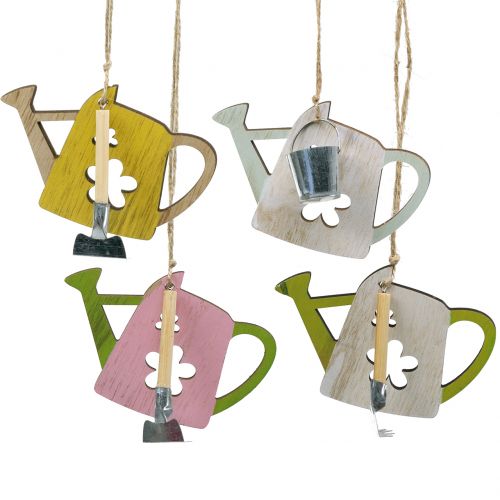 Decorative hanging watering can 9cm x 12cm 8pcs | Floristik24.ie
