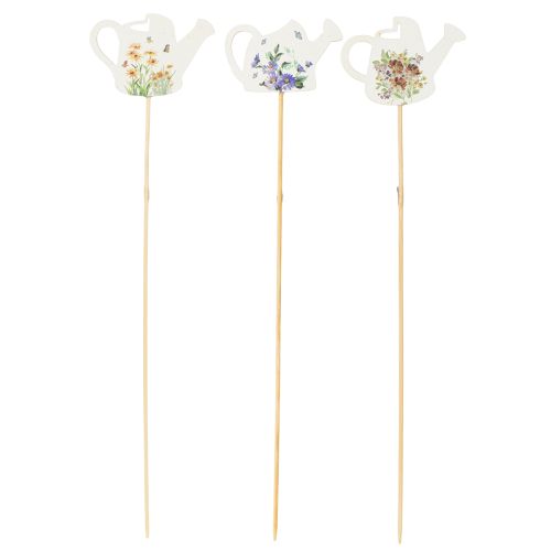 Product Watering can decorative stakes for bouquets and balcony flower decoration, 34cm, 8 pieces