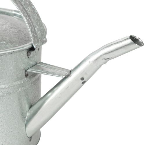 Product Vintage decorative watering can, metal, silver, 1.25l planter