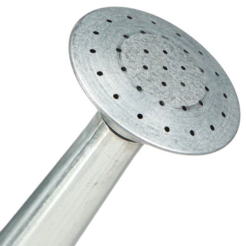 Product Decorative watering can, retro design, metal, silver, 42x15.5x27cm, vintage balcony decoration, flower pot