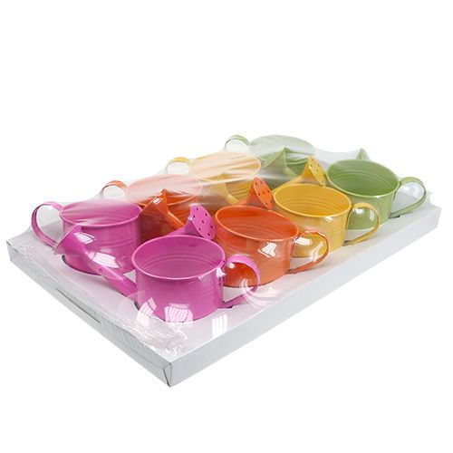 Floristik24 Watering Can Mix Ø7.5cm H7.5cm 8 pcs