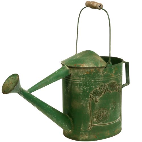 Floristik24 Watering can zinc green L55cm W21.5cm H49cm