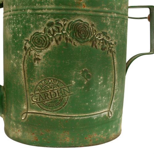 Product Watering can zinc green L55cm W21.5cm H49cm