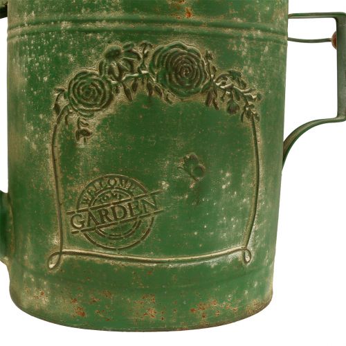 Floristik24 Watering can zinc green L55cm W21.5cm H49cm