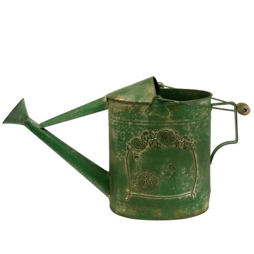 Floristik24 Watering can zinc green L55cm W21.5cm H49cm