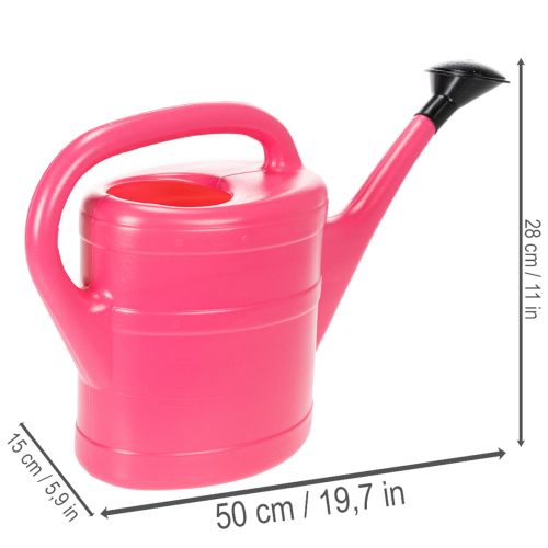 Product Pink watering can, 5l