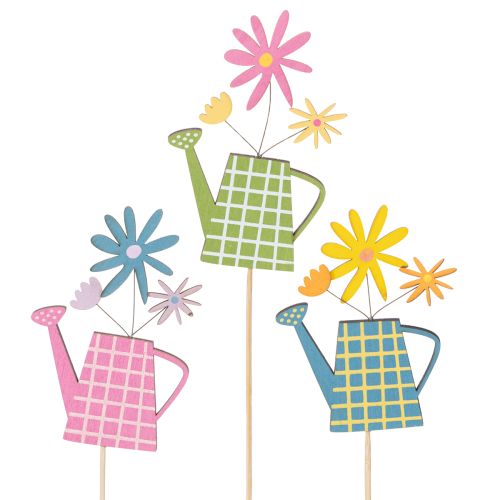 Floristik24 Watering can decorations for springtime decoration in the garden or flower pots (12 pieces)