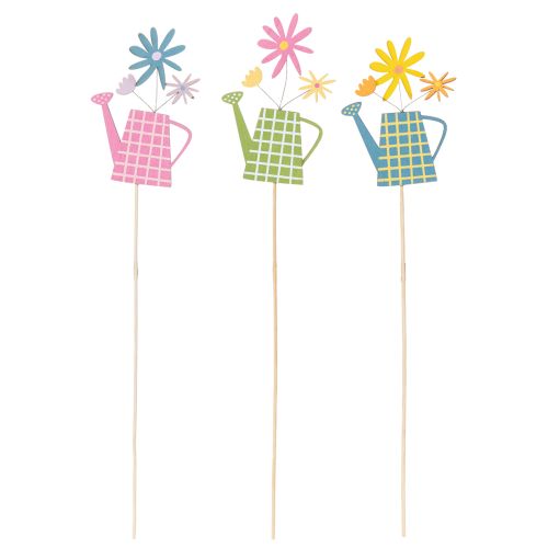 Product Watering can decorations for springtime decoration in the garden or flower pots (12 pieces)