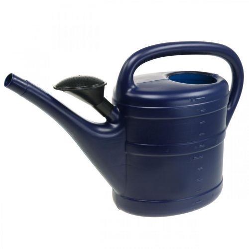 Floristik24 Watering can 10l, garden can with shower, garden watering can blue
