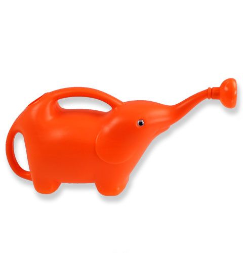 Watering can elephant orange