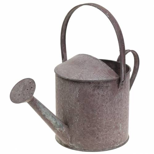 Floristik24 Decorative watering can purple H15cm