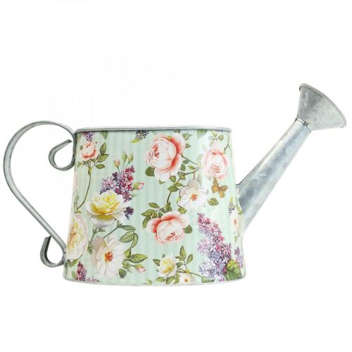 Floristik24 Decorative watering can country house metal for planting H16cm