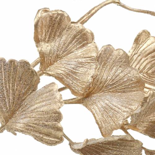 Floristik24 Artificial Ginkgo branch gold 90cm