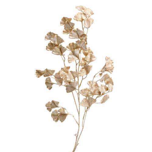 Floristik24 Artificial Ginkgo branch gold 90cm