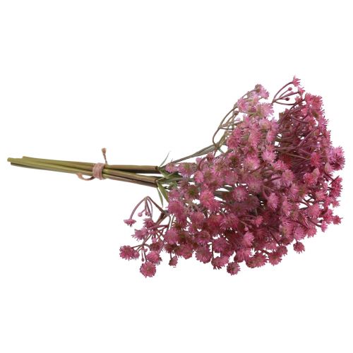 Floristik24 Gypsophila Gypsophila artificial pink 35cm 5 pcs