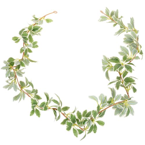 Artificial garland with variegated leaves, 175cm