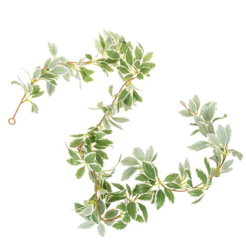 Artificial garland with variegated leaves, 175cm | Floristik24.ie