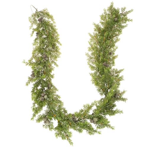 Artificial cypress garland with cones, 180 cm, for table and door buy online | Floristik24.ie